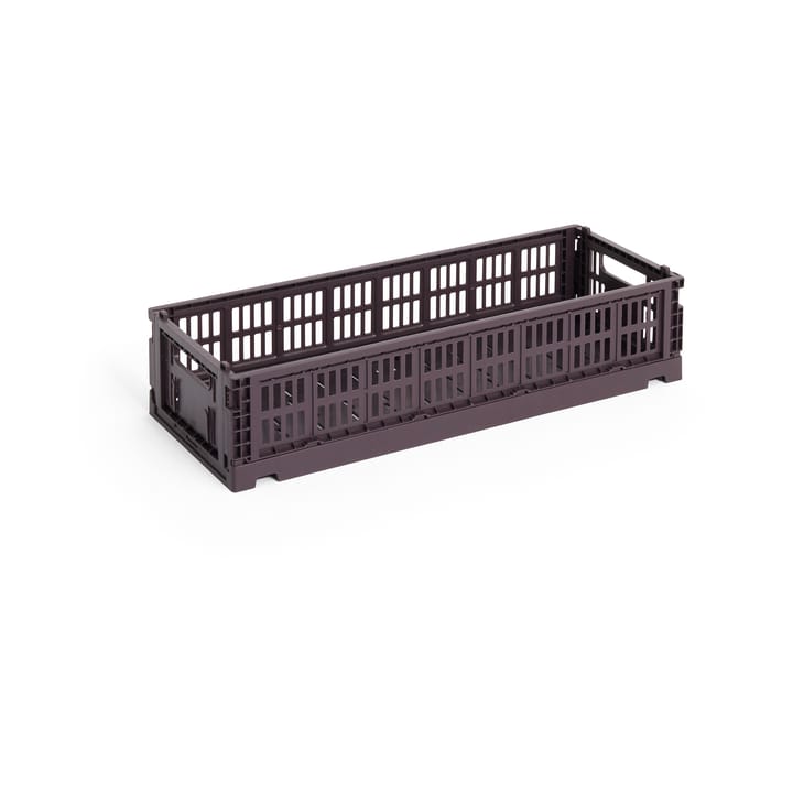 Colour Crate Mini Oblong, 13x34,5 cm - Bordeaux - HAY