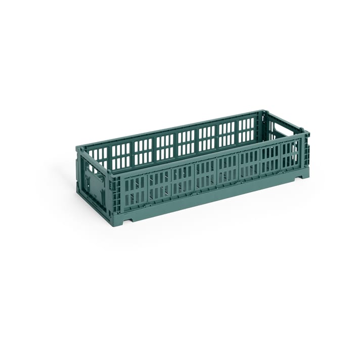 Colour Crate Mini Oblong, 13x34,5 cm - Dark green - HAY