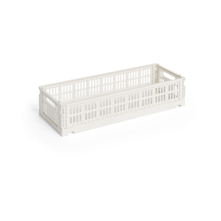Colour Crate Mini Oblong, 13x34,5 cm - Off white - HAY