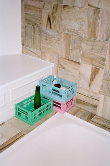 Colour Crate S 17x26,5 cm - Dark mint - HAY