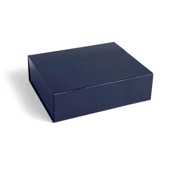 Colour Storage L pudełko z pokrywką 34,5x41,5 cm - Midnight blue - HAY