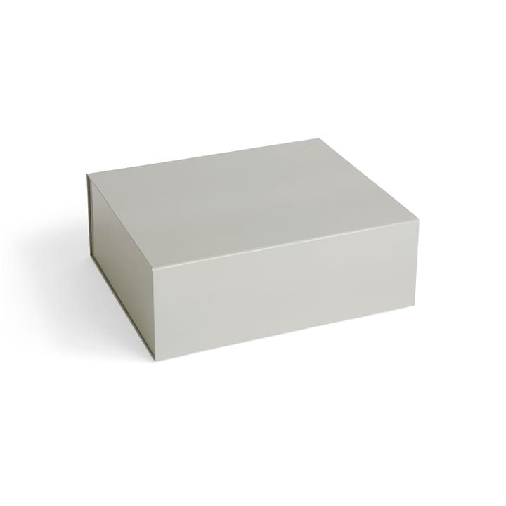 Colour Storage M pudełko z pokrywką 29,5x35 cm - Grey - HAY