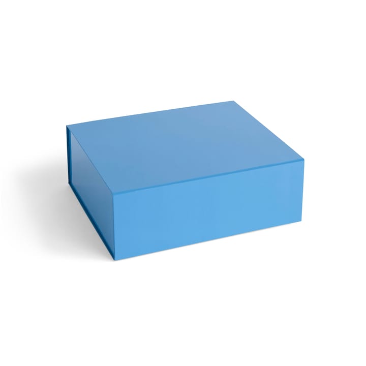 Colour Storage M pudełko z pokrywką 29,5x35 cm - Sky blue - HAY