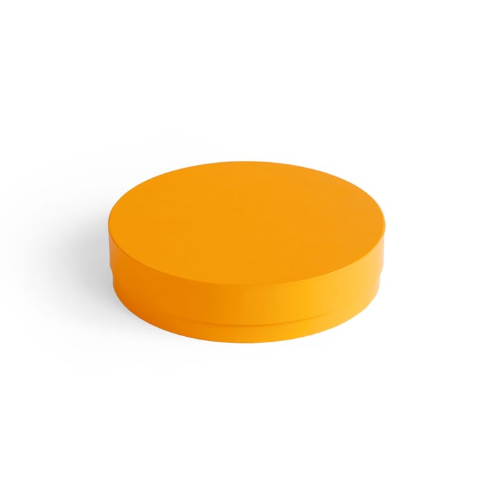 Colour Storage Round pudełko z pokrywką Ø24 cm - Egg yolk - HAY