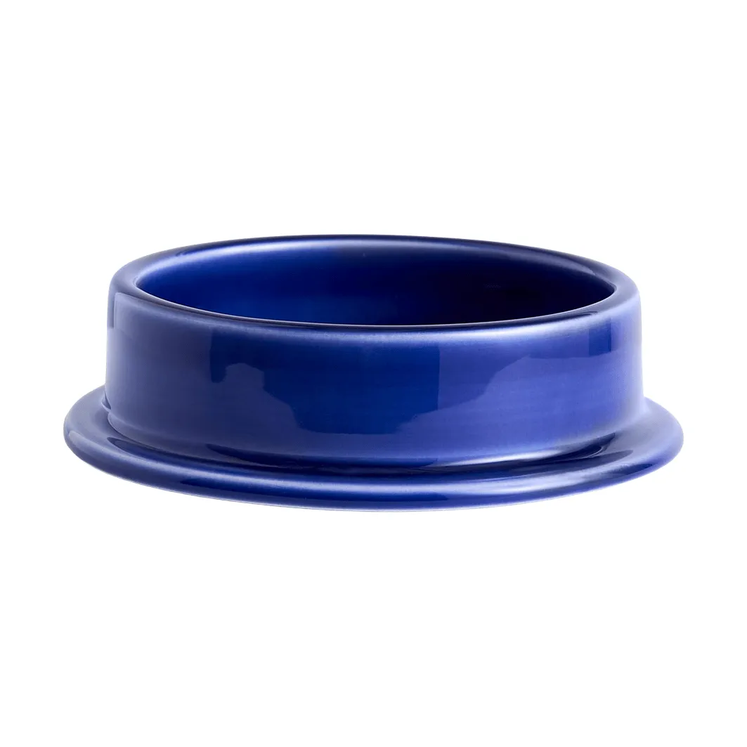 Column świecznik na świece blokowe medium Ø11 cm, Royal blue HAY