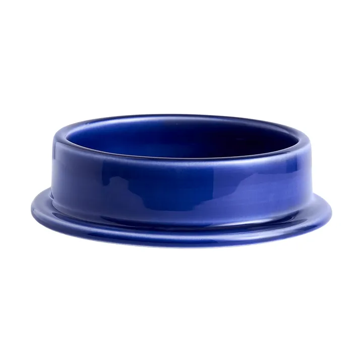 Column świecznik na świece blokowe medium Ø11 cm - Royal blue - HAY