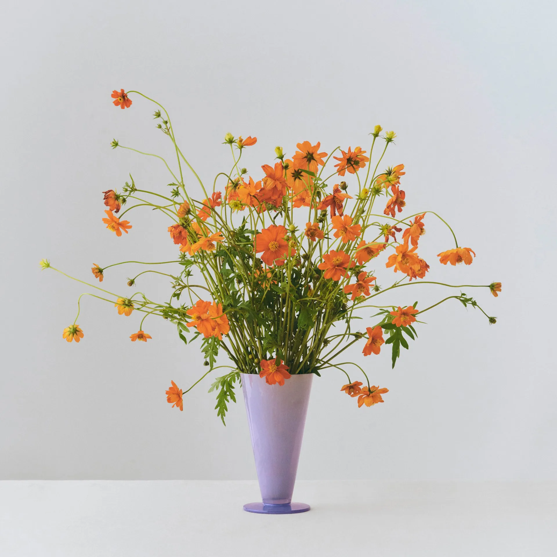 Conical wazon, Light blue-lavender blue, small HAY