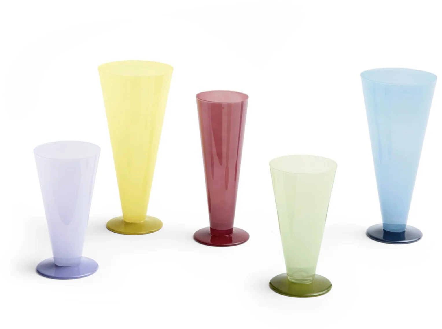 Conical wazon, Rose-dark red, medium HAY