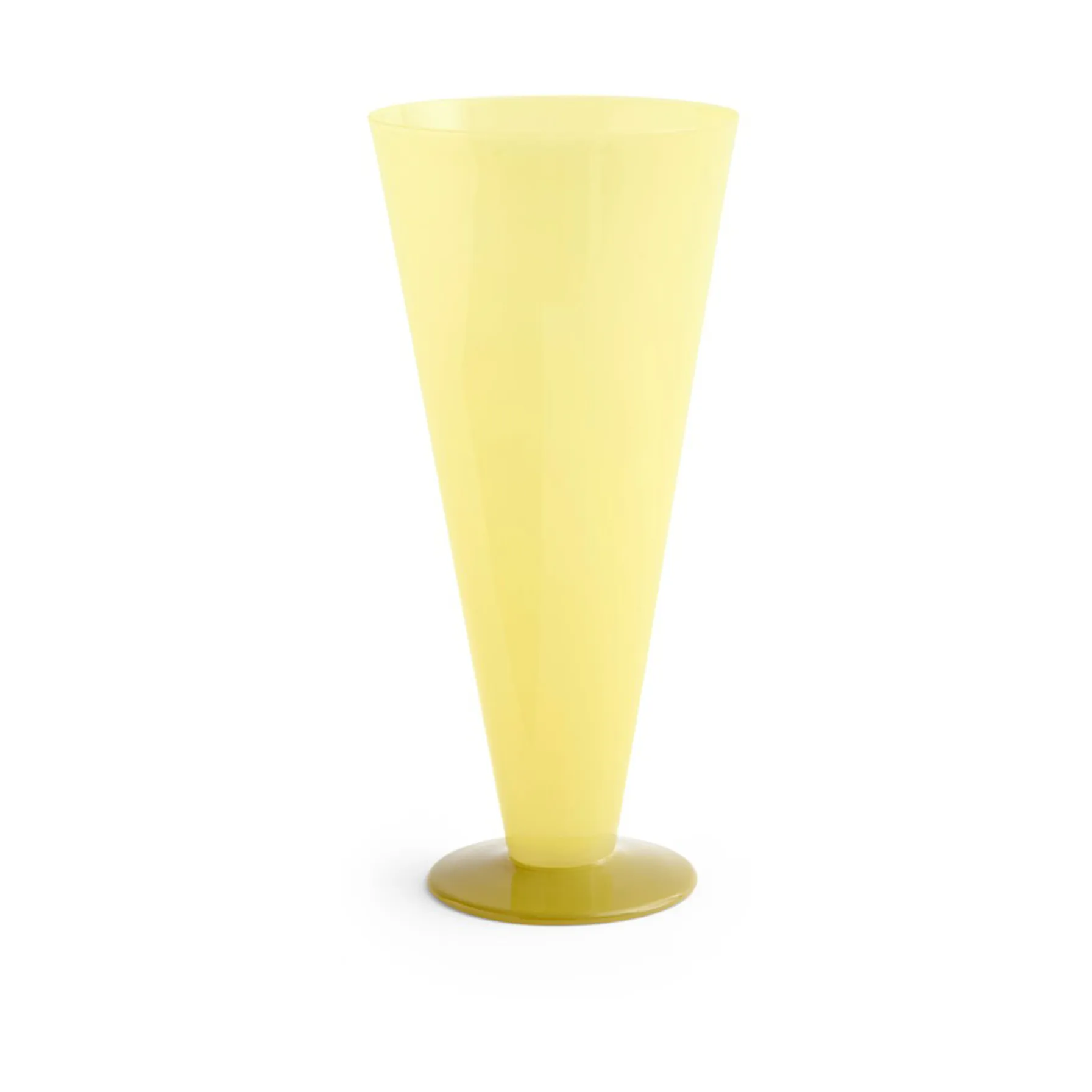 Conical wazon, Yellow-lime green, large HAY