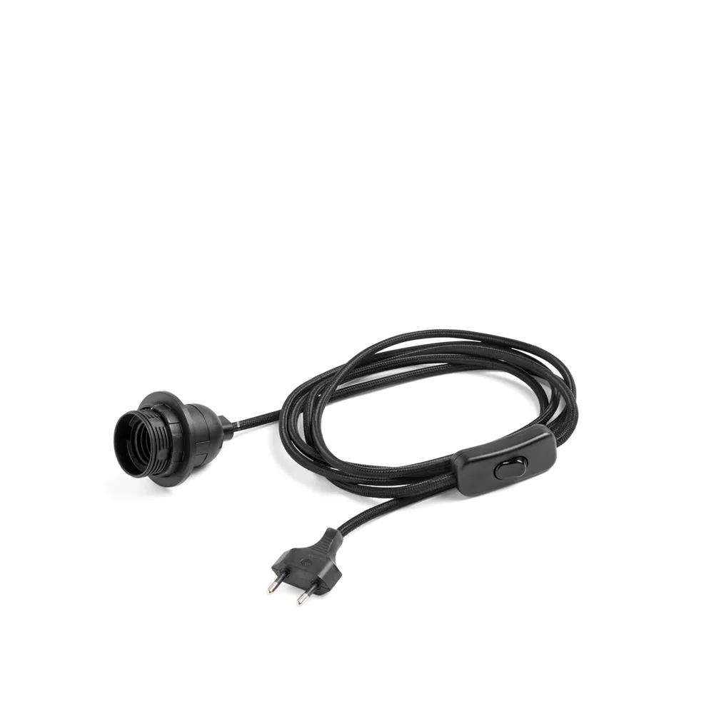 Cord Set Table zestaw kabli, soft black HAY