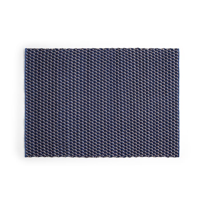 Dywan Channel - Niebieski-biały 140x200 cm - HAY