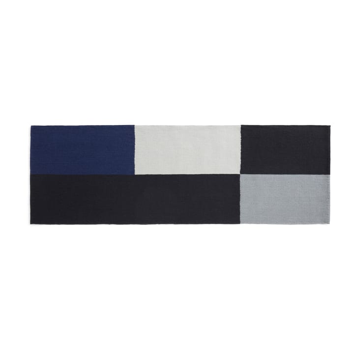Dywan Ethan Cook Flat Works 80x250 cm - Black-blue - HAY