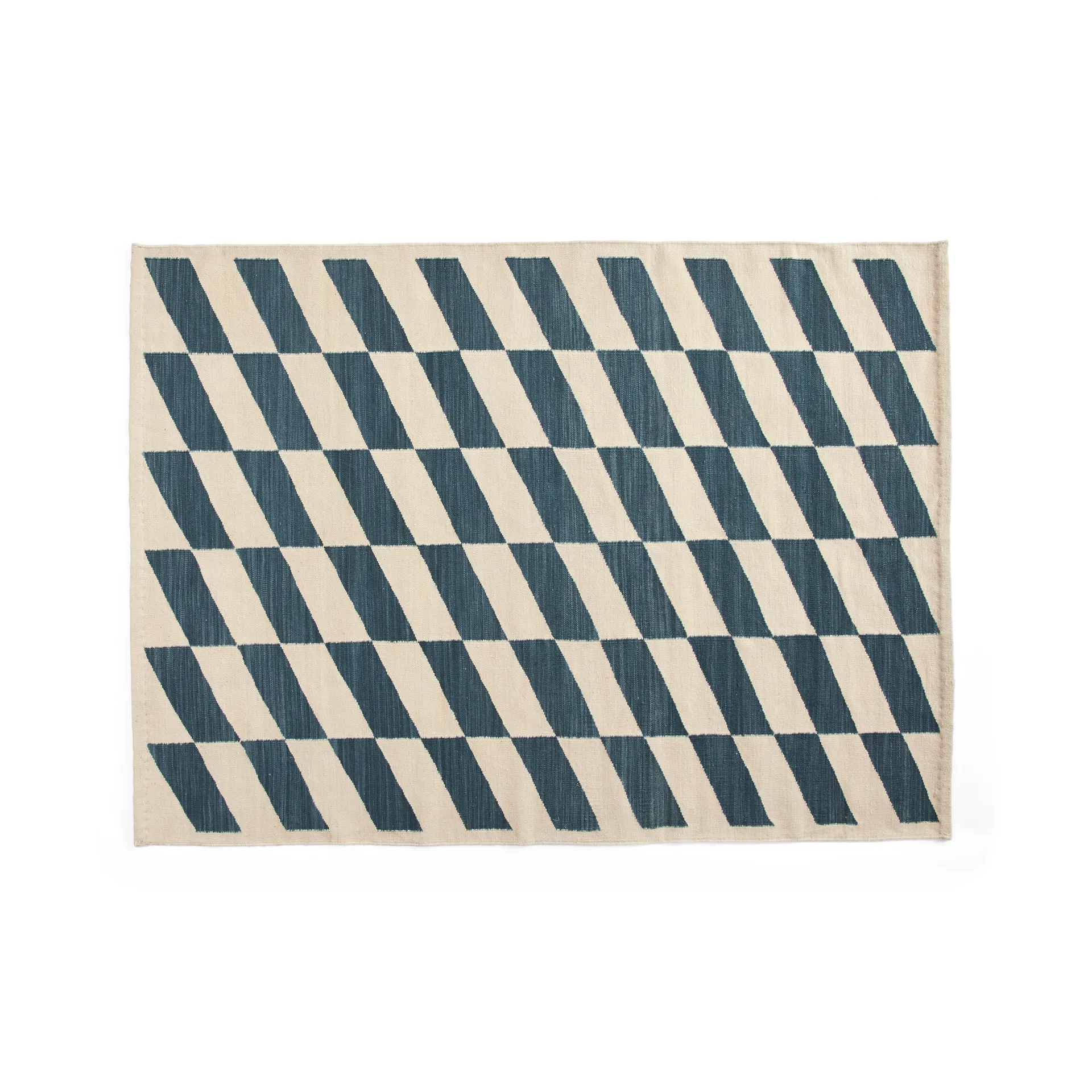 Dywan Shift Kelim 140x200 cm, Blue HAY