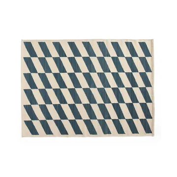 Dywan Shift Kelim 140x200 cm - Blue - HAY