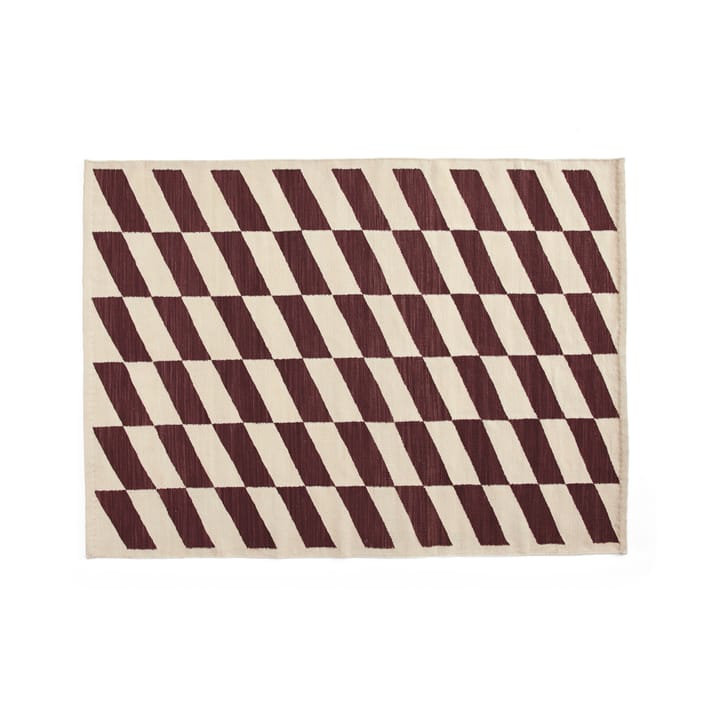 Dywan Shift Kelim 140x200 cm - Burgundy - HAY