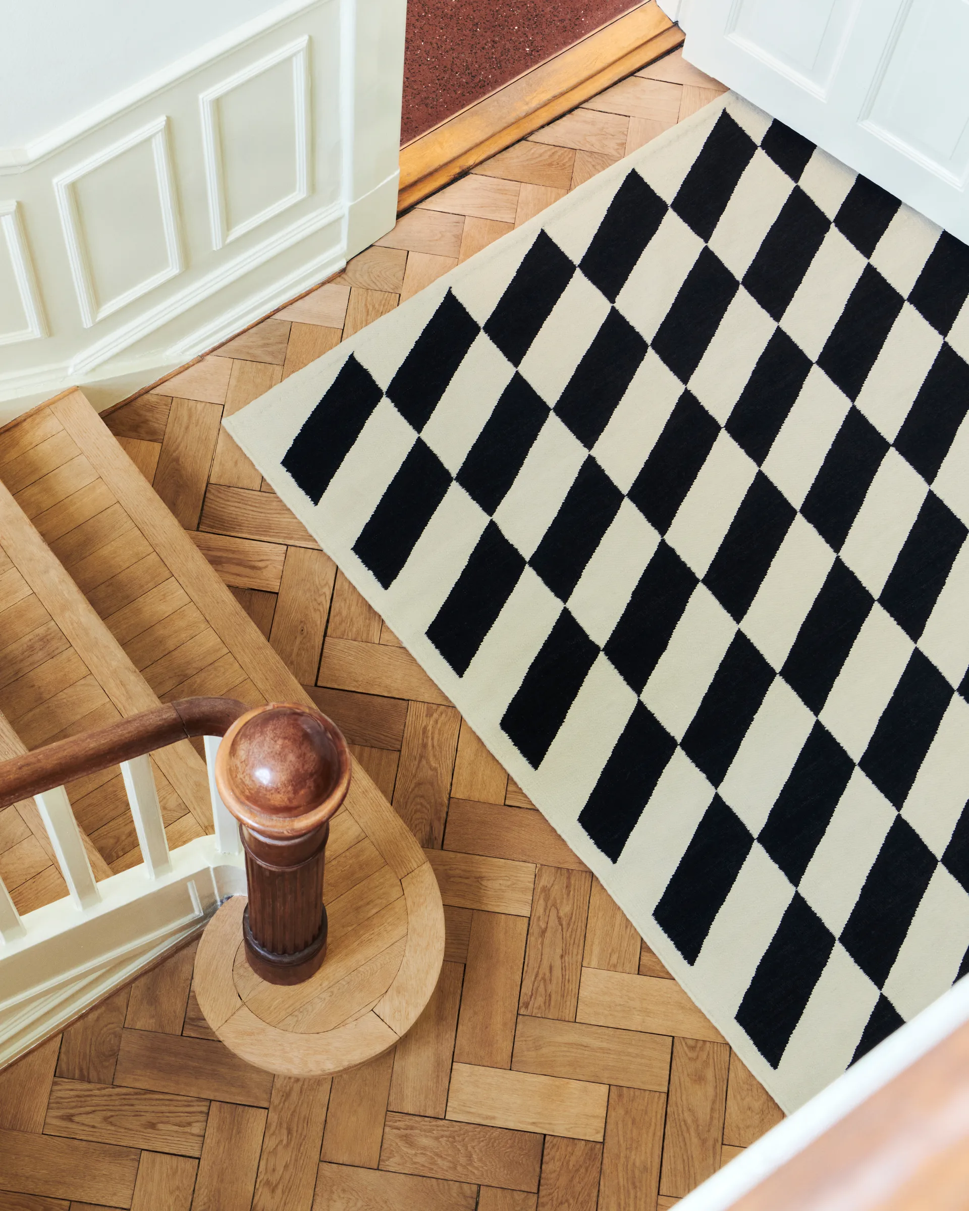 Dywan Shift Kelim 170x240 cm, Black HAY