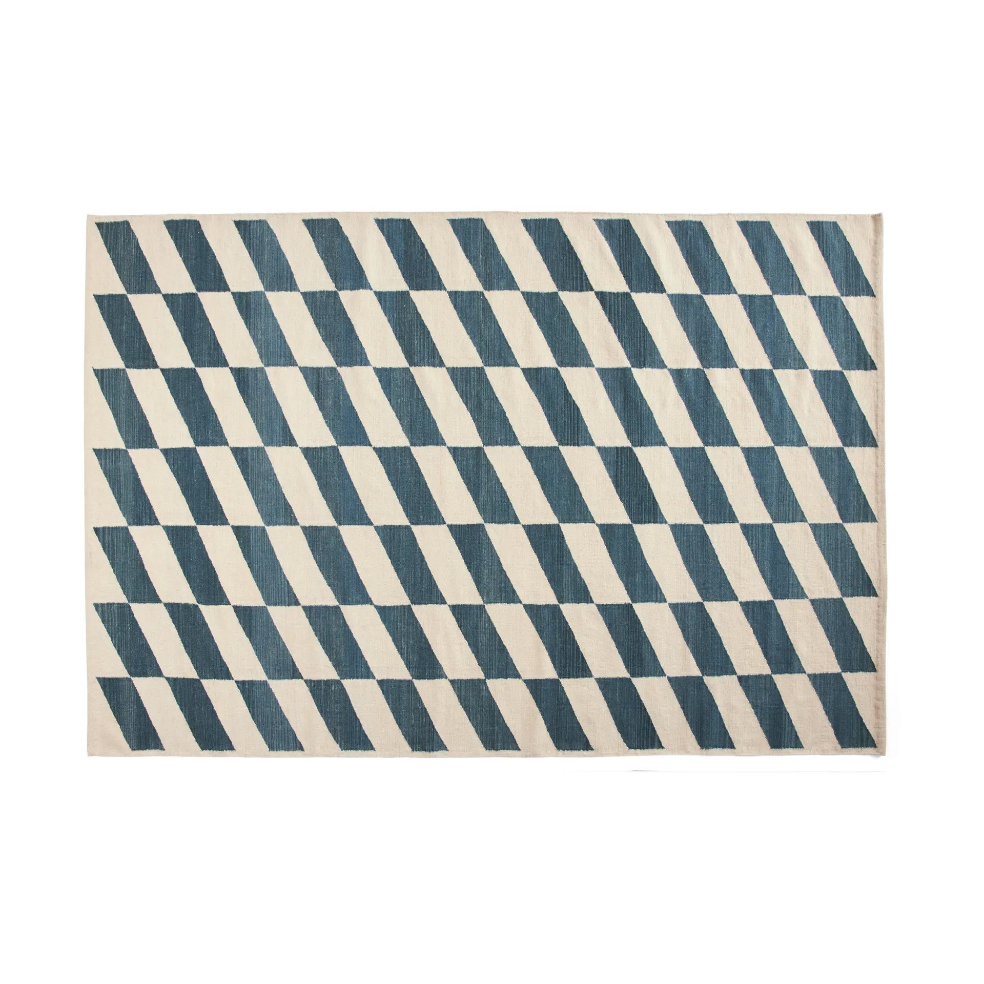 Dywan Shift Kelim 200x300 cm, Blue HAY