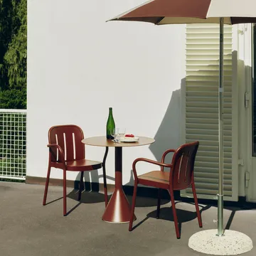 Fotel Deville - Iron red - HAY