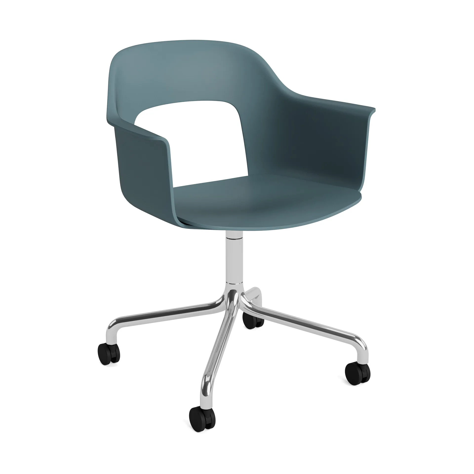 Fotel Layout Armchair 261, Ocean-polerowane aluminium HAY