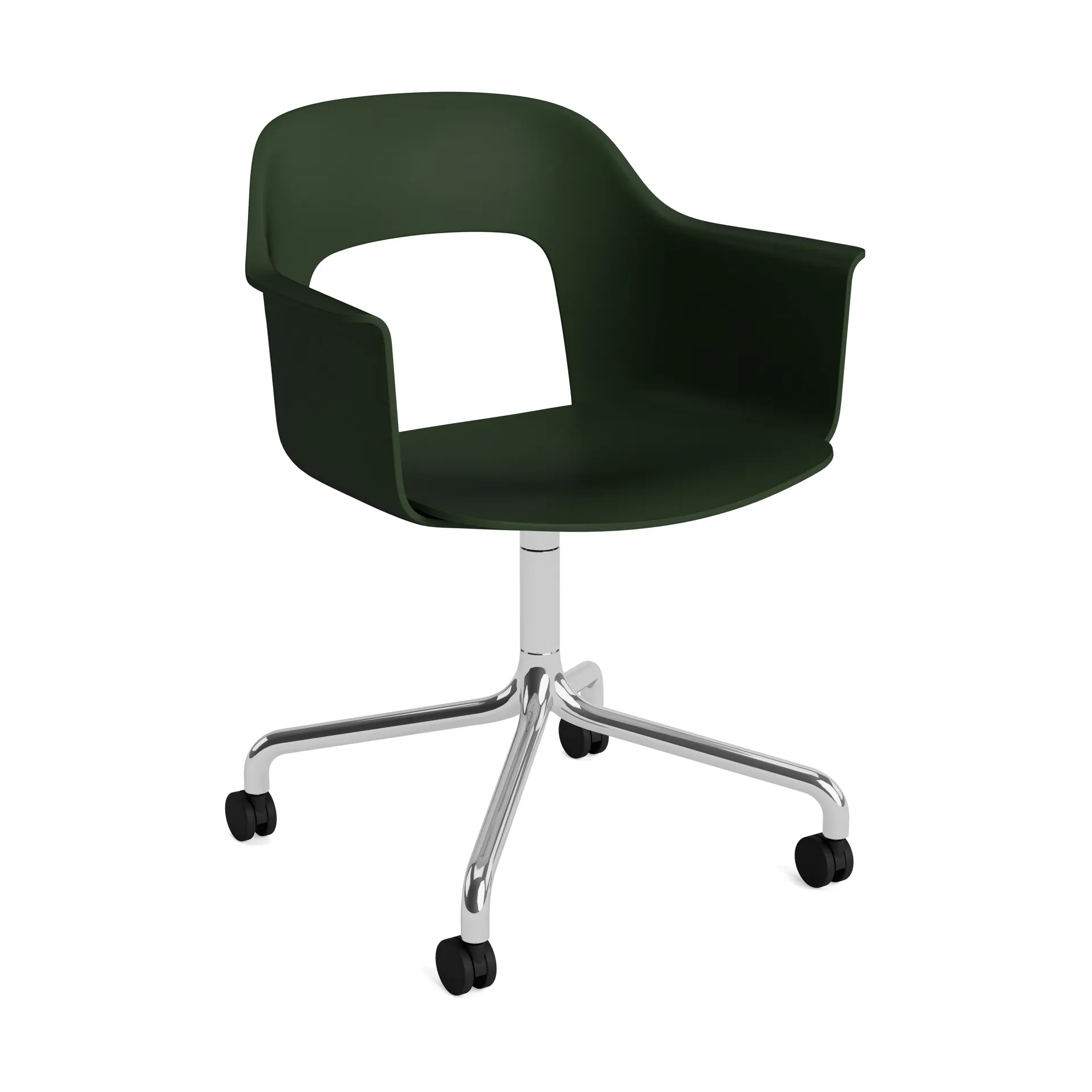 Fotel Layout Armchair 261, Pastel green-polerowane aluminium HAY