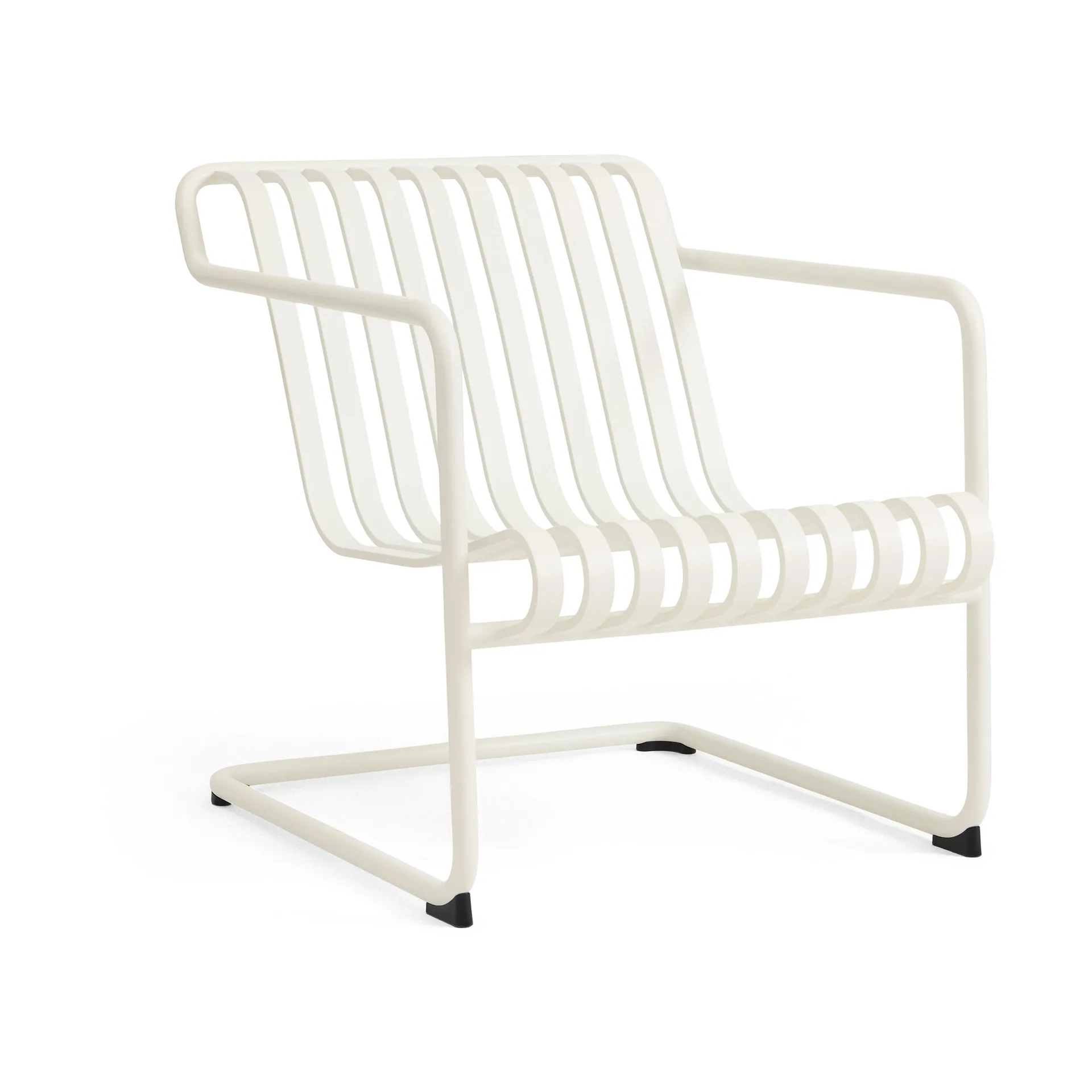 Fotel lounge Palissade Cantilever Low, Cream white HAY