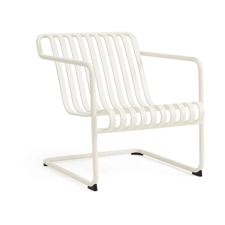 Fotel lounge Palissade Cantilever Low - Cream white - HAY
