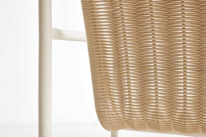 Fotel lounge Palissade Cord Low  , Cream white HAY
