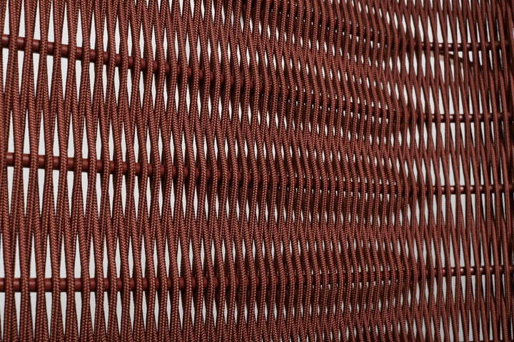 Fotel lounge Palissade Cord Low  , Iron red HAY