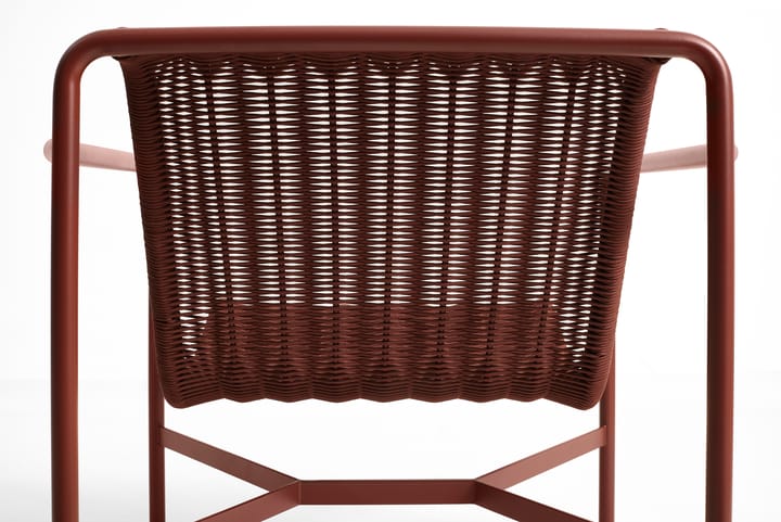 Fotel lounge Palissade Cord Low  , Iron red HAY