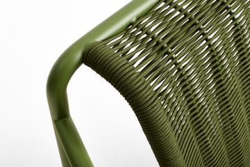 Fotel lounge Palissade Cord Low   - Olive - HAY