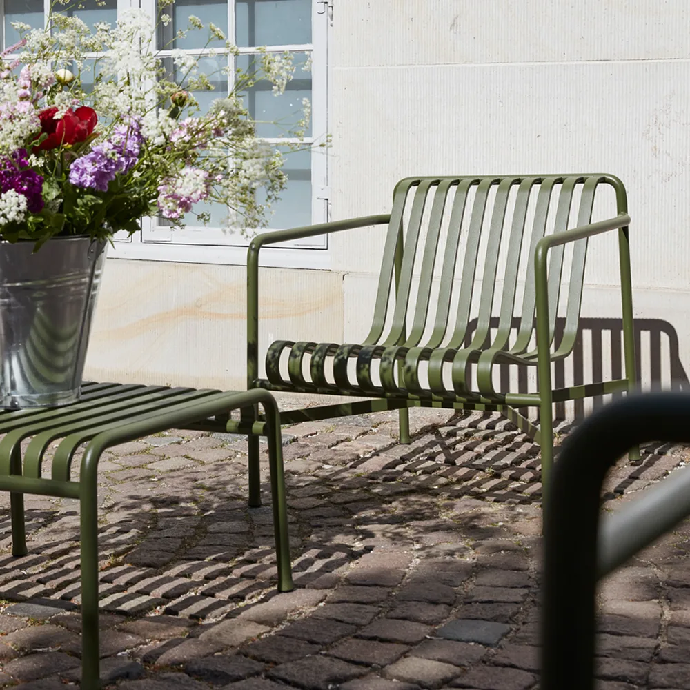Fotel lounge Palissade Low, Olive HAY