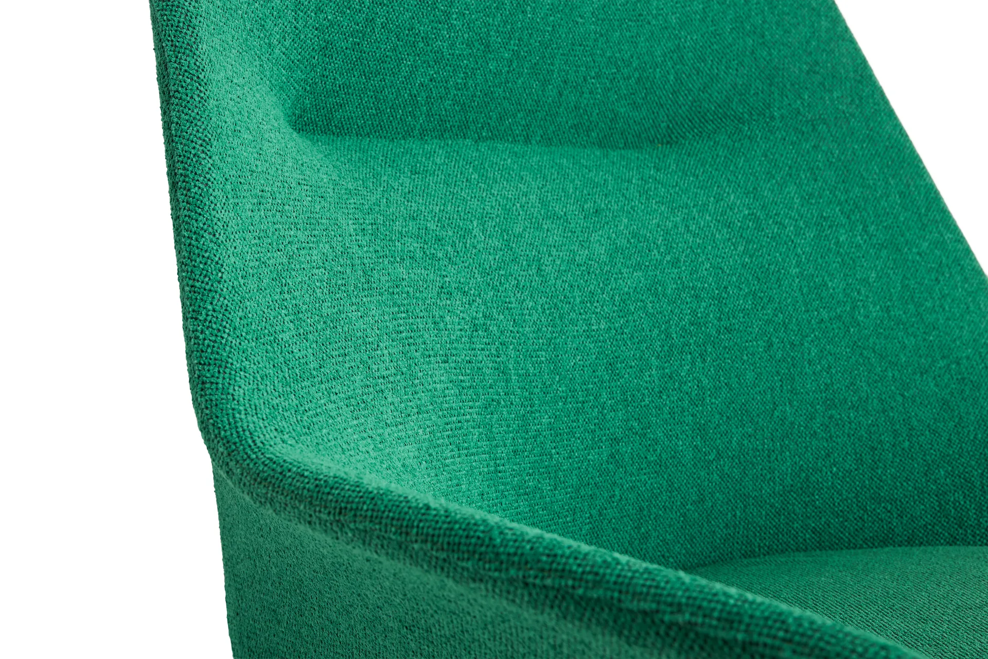 Fotel O2 Lounge Chair, Soft green-czarny lakierowany stal HAY