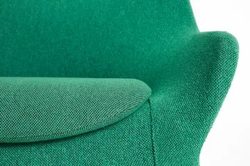 Fotel O2 Lounge Chair - Soft green-czarny lakierowany stal - HAY