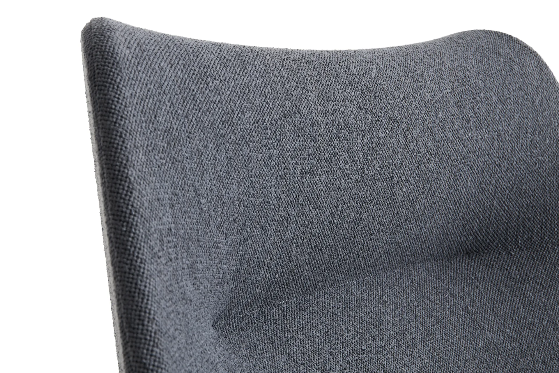 Fotel O2 Lounge Chair, Soft grey-czarny lakierowany stal HAY
