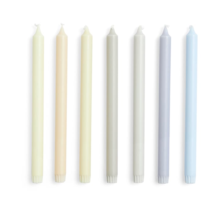 Gradient Candle świeczka 7 szt - Neutrals - HAY