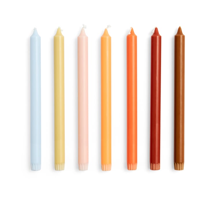 Gradient Candle świeczka 7 szt - Rainbow - HAY
