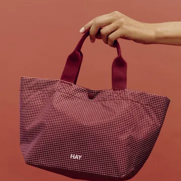 Grid Everyday Bag torba - Burgundy, mini - HAY