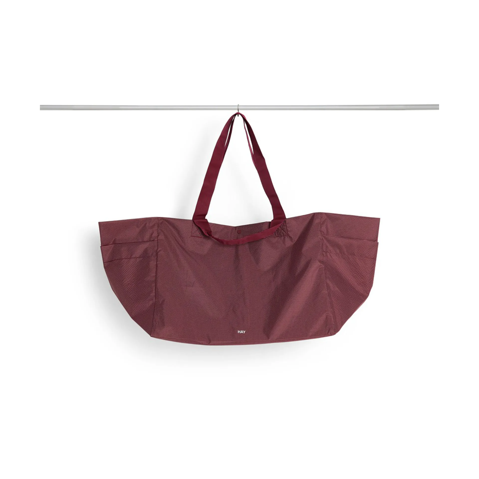 Grid Weekend Bag torba, Burgundy, large HAY