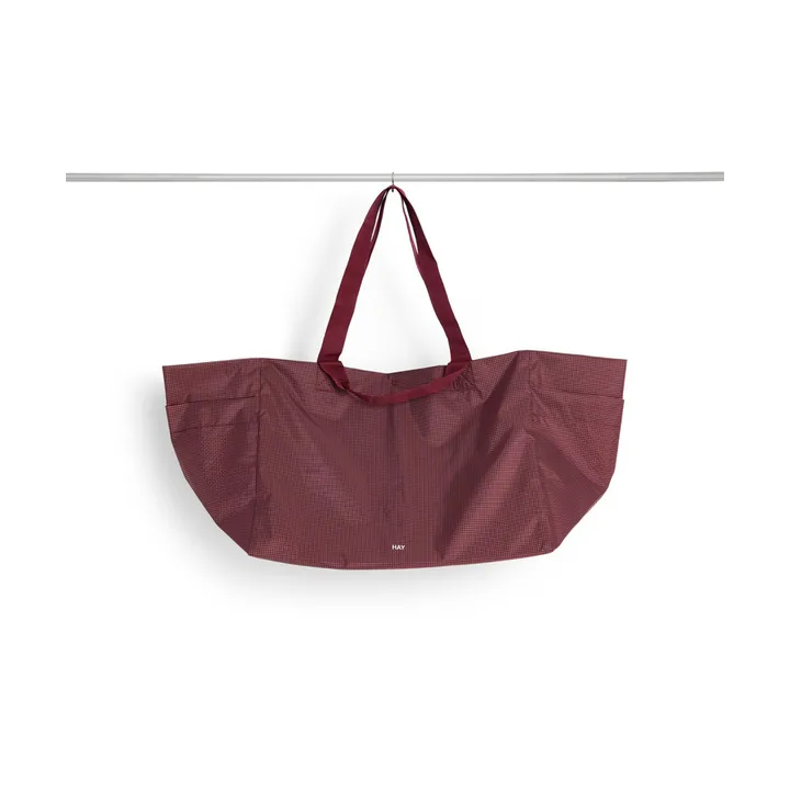Grid Weekend Bag torba - Burgundy, large - HAY
