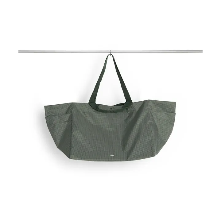 Grid Weekend Bag torba - Dark green, large - HAY