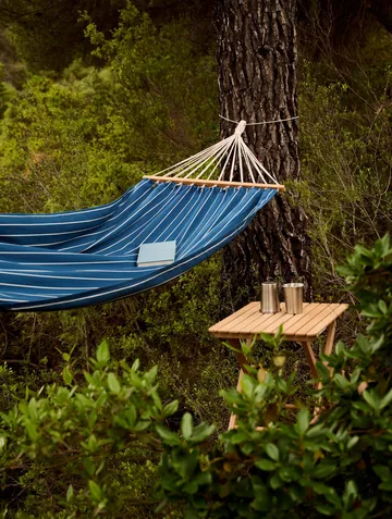 Hamak Outdoor Market - Blue-beige, 210x100 cm - HAY