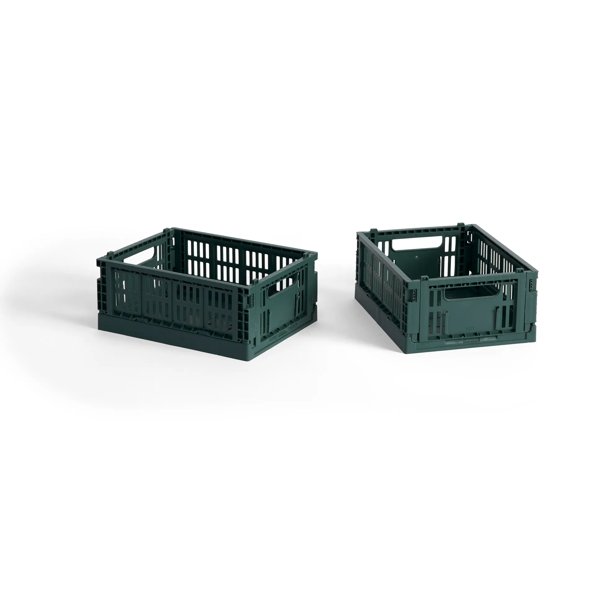 HAY Colour Crate Mini 2-pack 13x17 cm, Dark green HAY