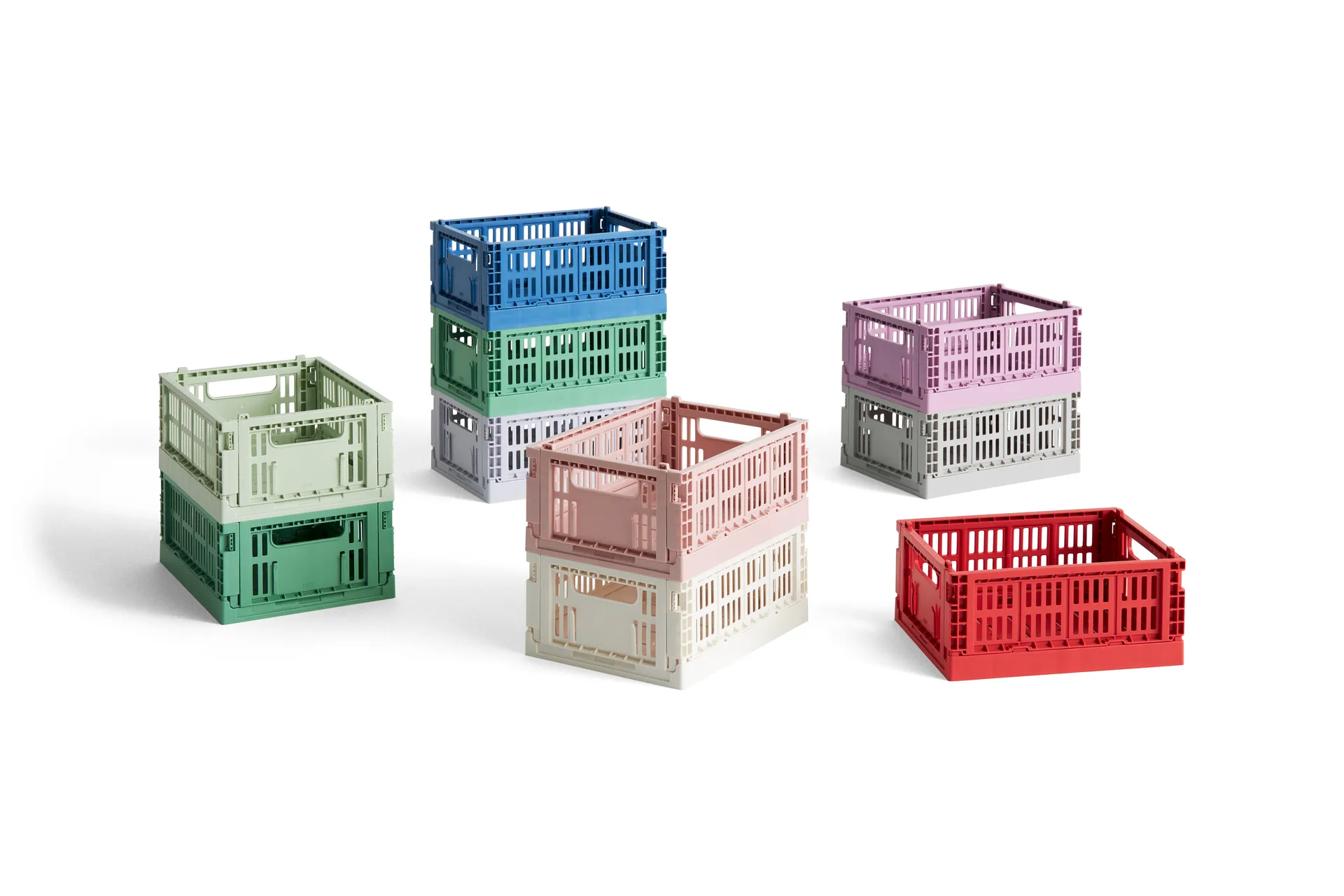 HAY Colour Crate Mini 2-pack 13x17 cm, Mint HAY