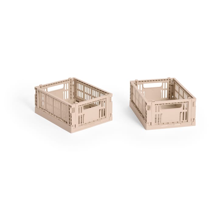 HAY Colour Crate Mini 2-pack 13x17 cm - Powder - HAY