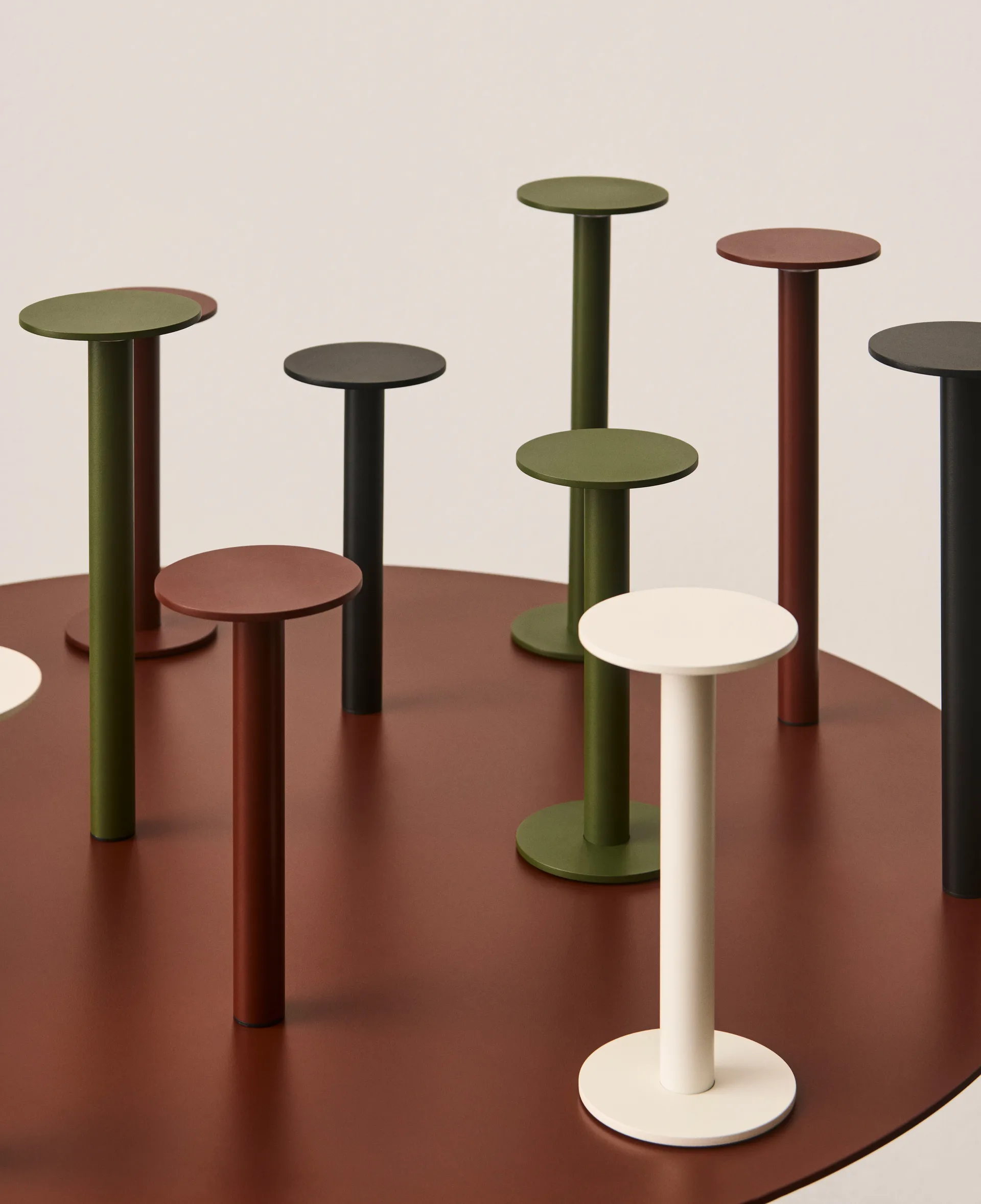 Host przenośna lampa, Olive, 30 cm HAY