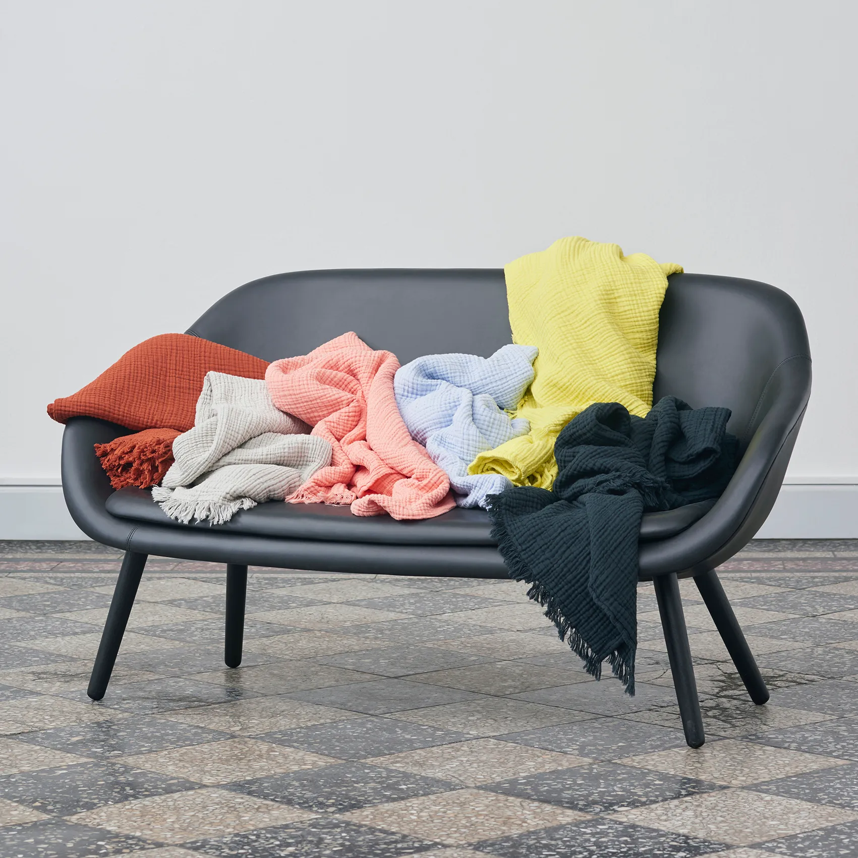 Koc Crinkle 150x210cm, Grey HAY