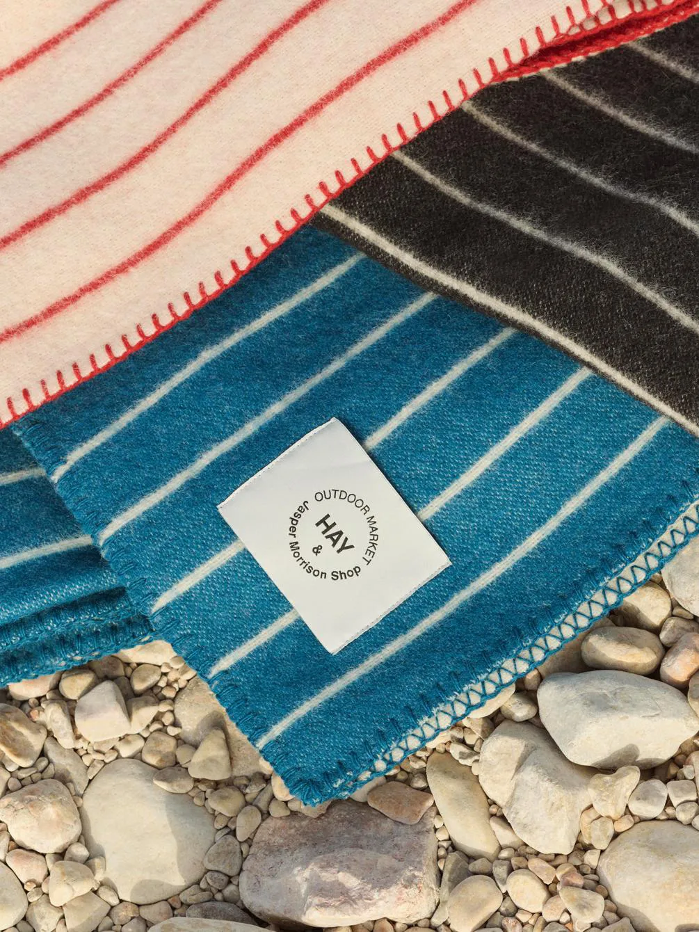 Koc Outdoor Market, Blue-beige, 130x180 cm HAY