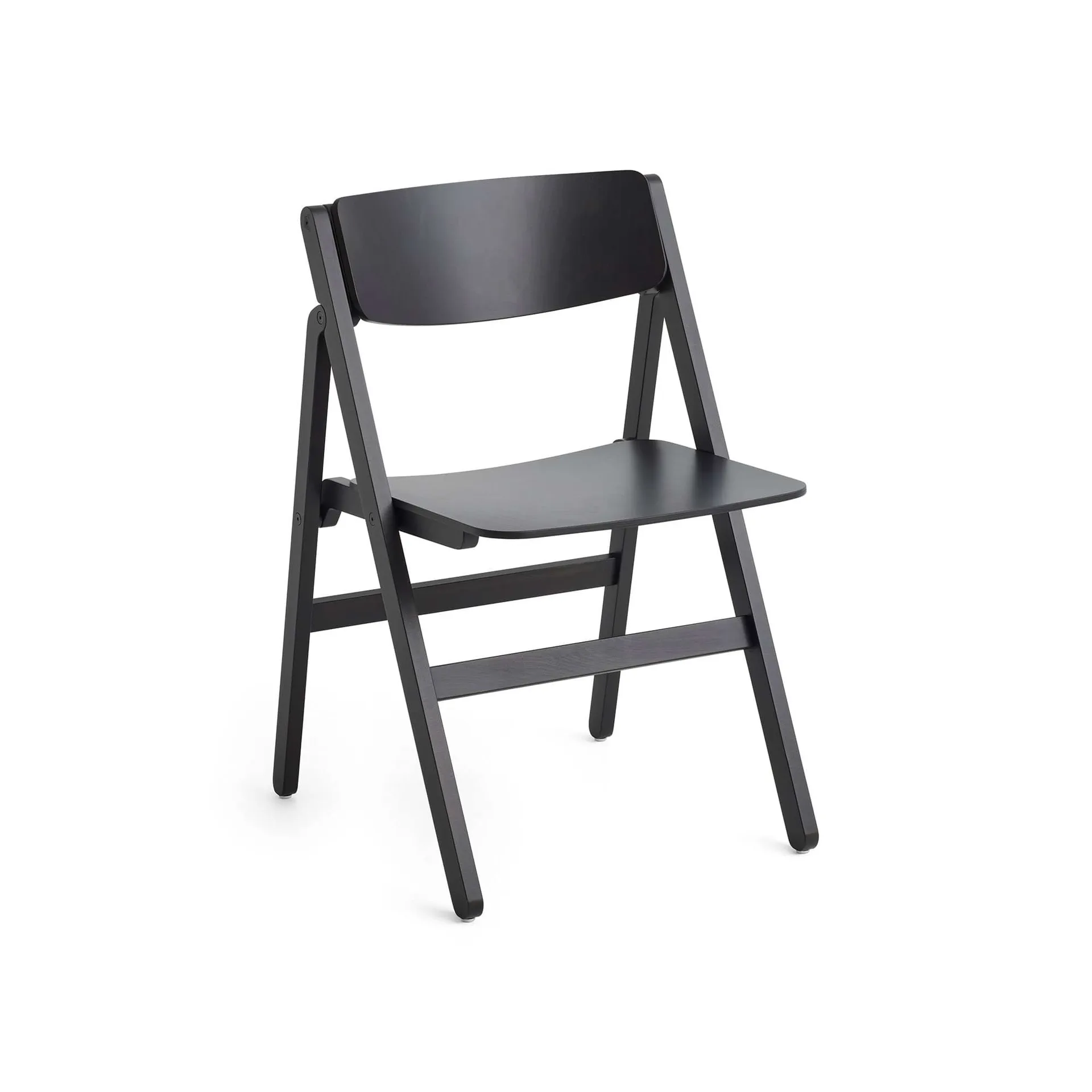 Krzesło Backflip Chair, Anthracite lakierowany buk HAY