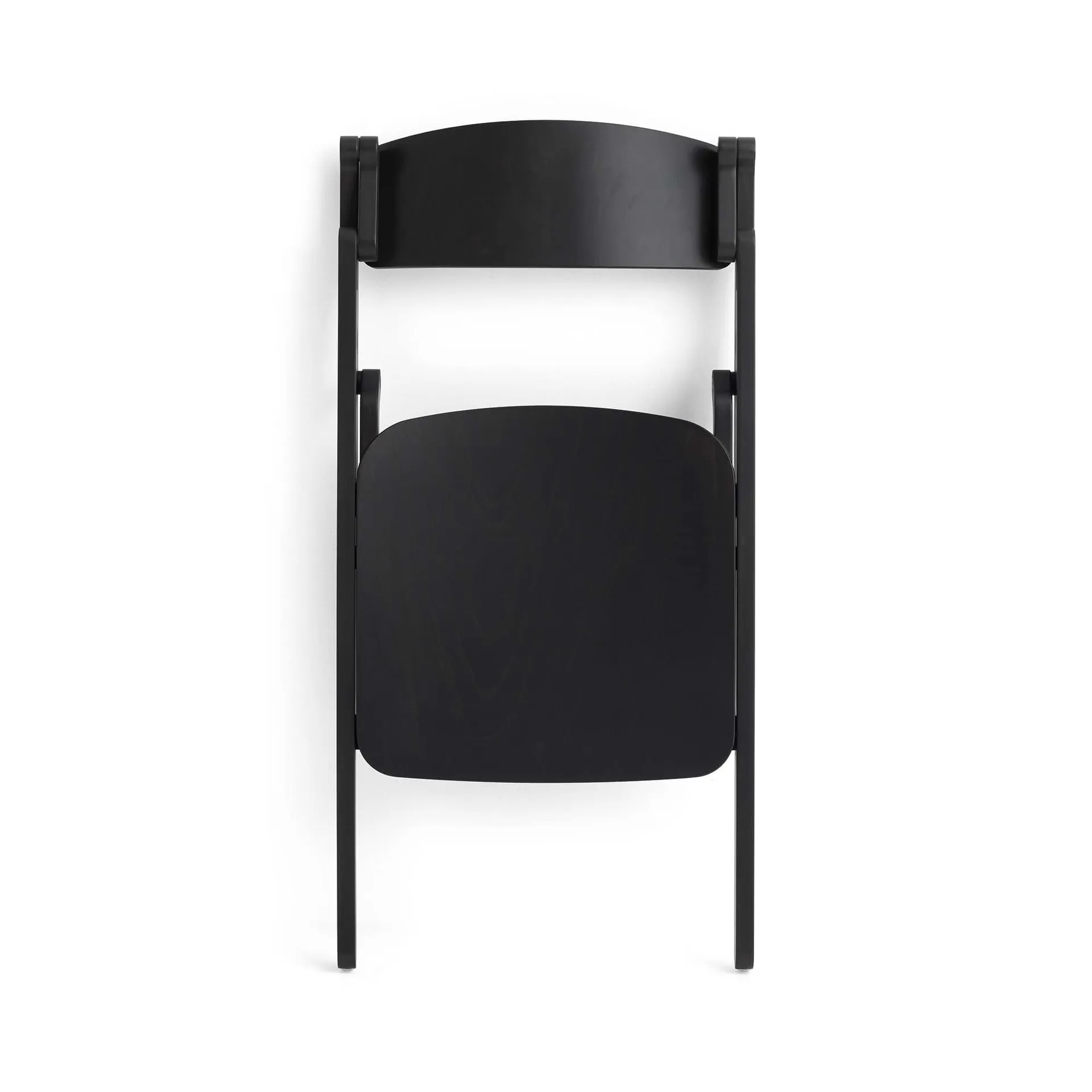Krzesło Backflip Chair, Anthracite lakierowany buk HAY