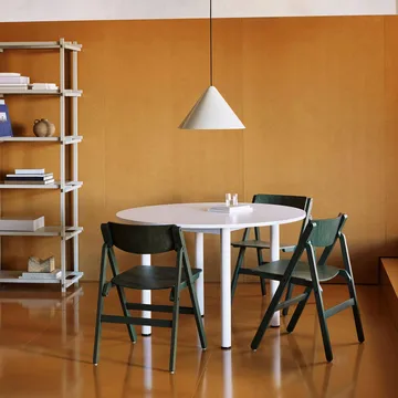 Krzesło Backflip Chair - Cedar green lakierowany buk - HAY